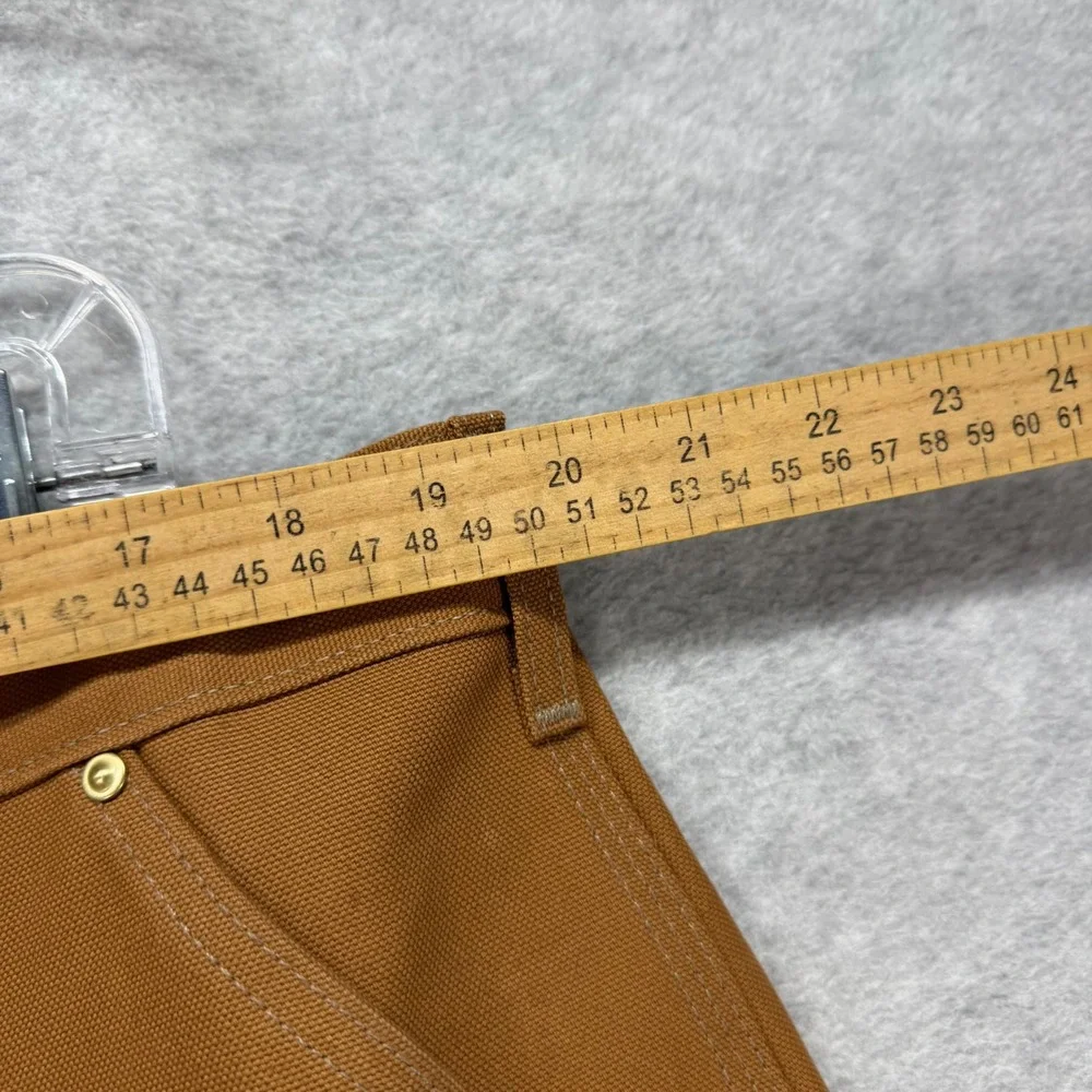 Carhartt Pants Mens 40x34 Brown B01 Double Knee Front Duck Loose Fit Utility NEW - Picture 5 of 13